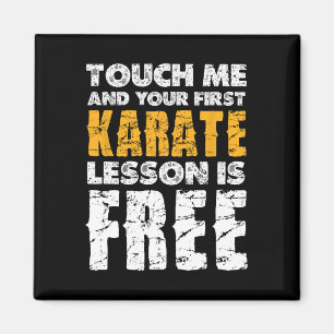 Ihre erste Karate-Lektion ist kostenlos  Magnet