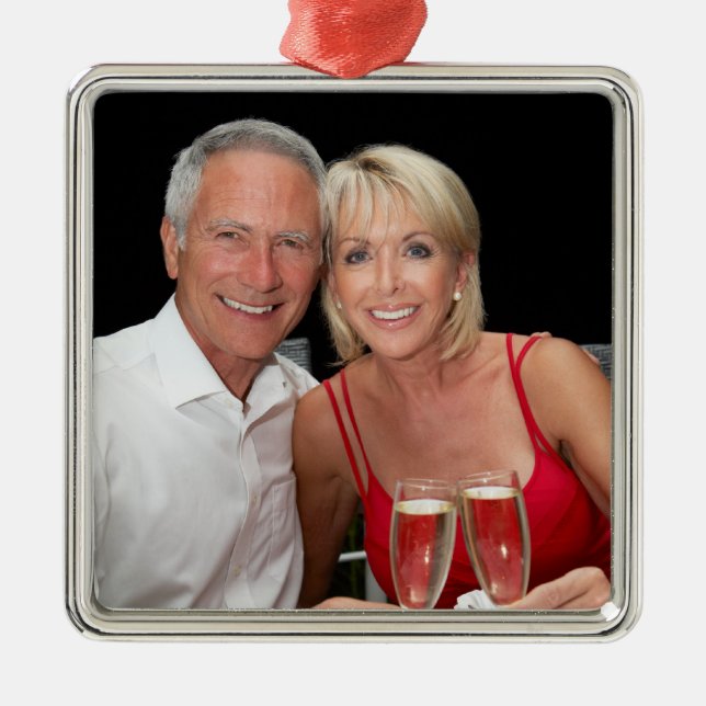 Ihre Erstellung - Foto - SRF Silbernes Ornament (Vorne)