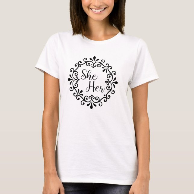 Ihre Extravagante Rahmen T-Shirt (Vorderseite)