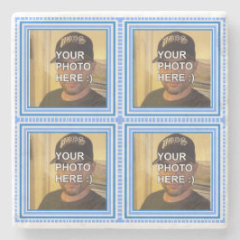 Ihre familiären Fotos Personalisiert Steinuntersetzer