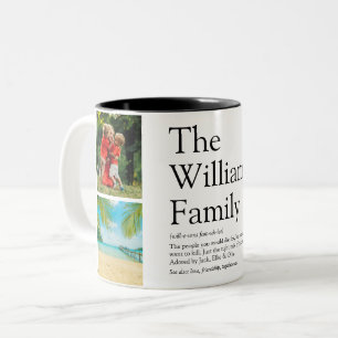 Ihre Familie Definition 4 Foto Modern Zweifarbige Tasse