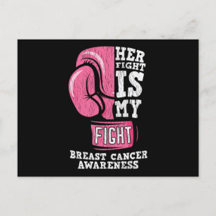 Ihre Familie zur Bekämpfung von Brustkrebs Postkarte