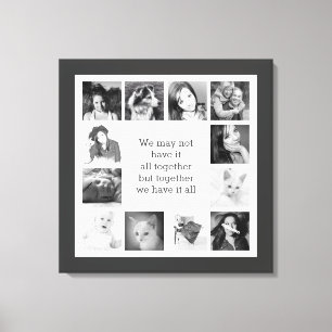 Ihre Familien-Erinnerungens-kundenspezifische Leinwanddruck