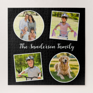 Ihre Familienfoto Collage 4 Bilder Personalisiert Puzzle