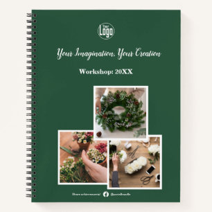 Ihre Fantasie, Ihre Kreation - Floristischer Shop Notizbuch