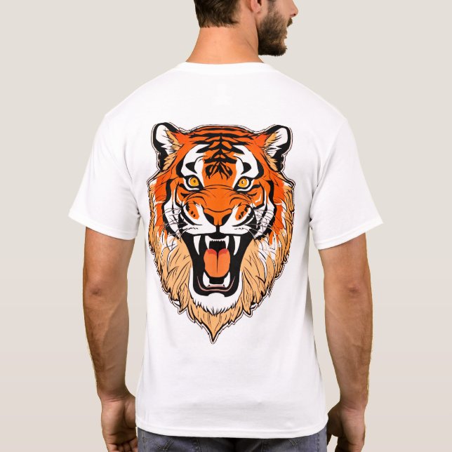 Ihre Fantasie verwirklichen: Einzigartiger Design- T-Shirt (Rückseite)