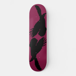 Ihre Farbe - Adlerfliege - Silhouette Skateboard
