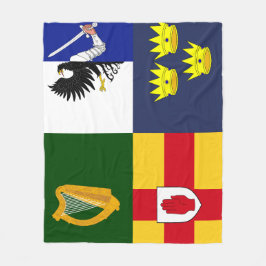 Ihre Farben anzeigen - Waffen in Irland Fleecedecke