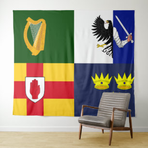Ihre Farben anzeigen - Waffen in Irland Wandteppich