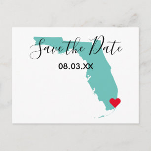 Ihre Farben Florida Karte Save the Date Form