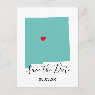 Ihre Farben New Mexico Karte Save the Date gestalt