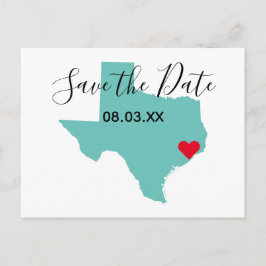 Ihre Farben Texas Karte Save the Date gestalten