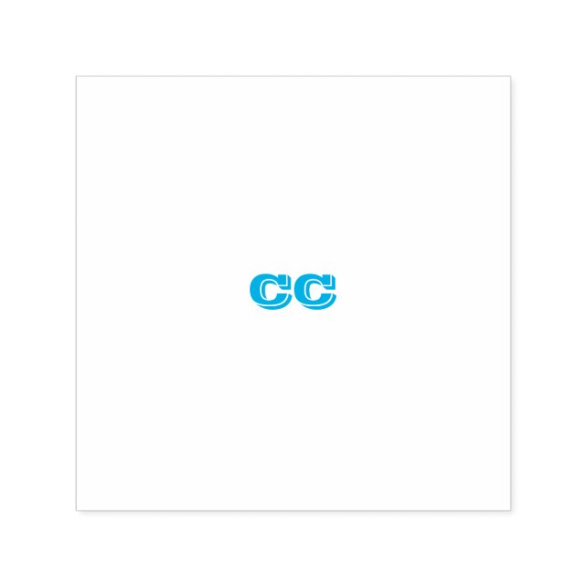 Ihre Firmeninitialen für Loyalitätsprüfkarten Permastempel (Design)