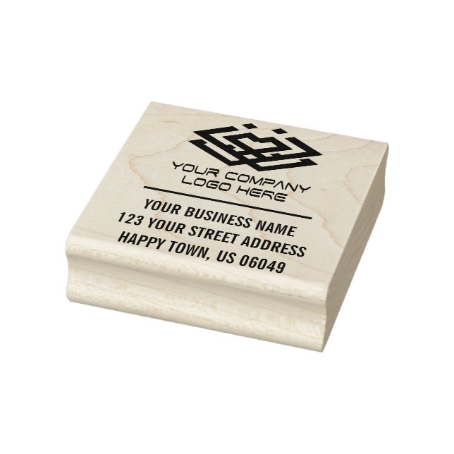 Ihre Firmenlogo-Adresse Gummistempel (Stempel)