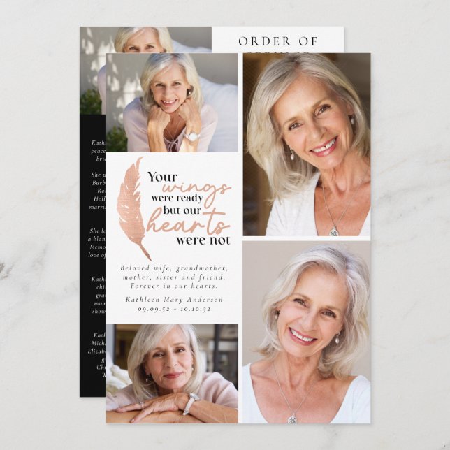 Ihre Flüge waren bereit, Service-Foto zu bestellen Programm (Vorne/Hinten)