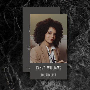 Ihre Foto-Journalistin Business Card Visitenkarte