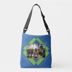 IHRE Foto- & Monogram Geometric Mustertüten Tragetaschen Mit Langen Trägern