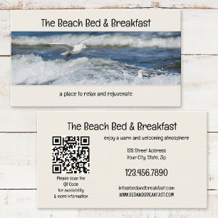 Ihre Foto-Pension und Frühstück Strand Visitenkart Visitenkarte