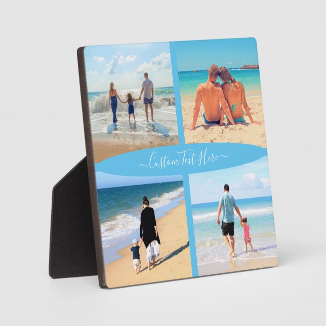 Ihre Fotocollage-Ebene mit benutzerdefiniertem Tex Fotoplatte (Vorderseite)