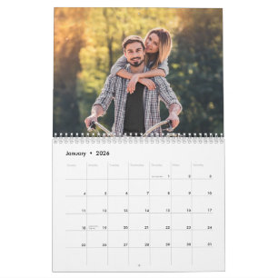Ihre Fotos auf jedem Seitenkalender Kalender