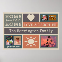 IHRE FOTOS benutzerdefinierte Collage Template Pos Poster