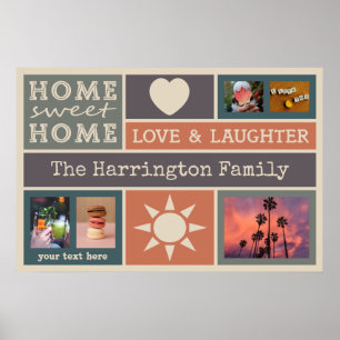 IHRE FOTOS benutzerdefinierte Collage Template Pos Poster