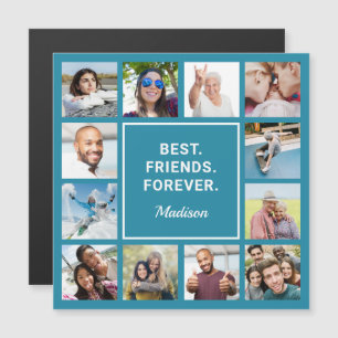 IHRE Fotos - Benutzerdefinierter Text und Farbe Magnetkarte