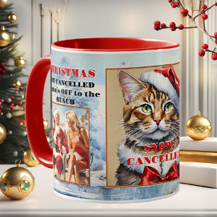 Ihre Fotos Funny Cat Weihnachten abgesagt Kaffeetasse