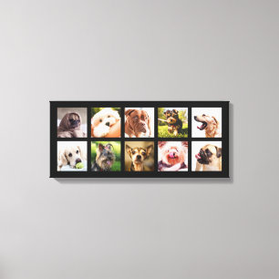 IHRE FOTOS / Hunde Sonderanfertigungen drucken Leinwanddruck