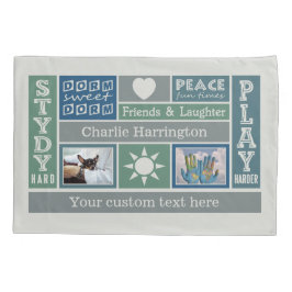 IHRE FOTOS & NAME Custom Schlafzimmerpillowcase Kissenbezug