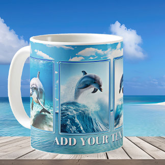 Ihre Fotos oder der türkisfarbene Strand von Dolph Kaffeetasse
