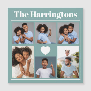 IHRE Fotos, Text & Farbe Magnetkarte