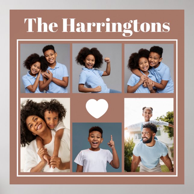 IHRE Fotos, Text & Farbe Poster (Vorne)