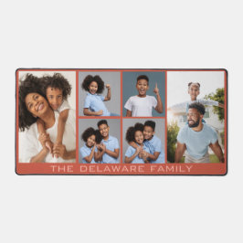 IHRE Fotos, Text & Farbe Schreibtischunterlage