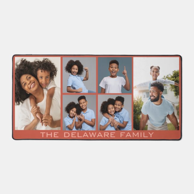 IHRE Fotos, Text & Farbe Schreibtischunterlage (Vorderseite)