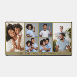 IHRE Fotos, Text & Farbe Schreibtischunterlage