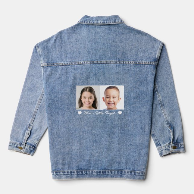 IHRE Fotos & Text-Liebe Jeansjacke (Rückseite)
