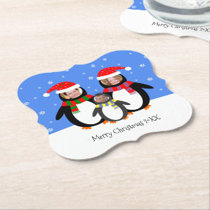 Ihre Fotos Winterpinguine Familienausstellungen Untersetzer
