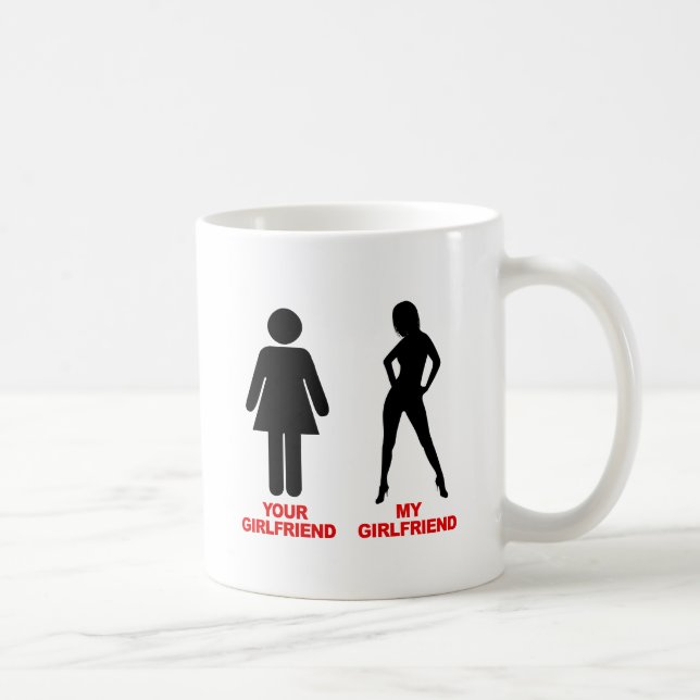 Ihre Freundin. Meine Freundin Tasse (Rechts)
