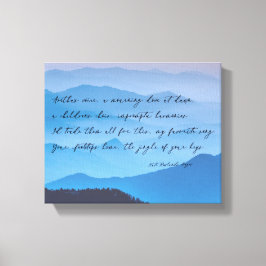 Ihre Fußstapfen Zuhause | Forever New Liebe Gedich Leinwanddruck