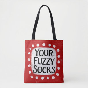 Ihre Fuzzy Socks Tote Tasche