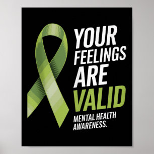 Ihre Gefühle sind ein gültiges Bewusstsein für psy Poster