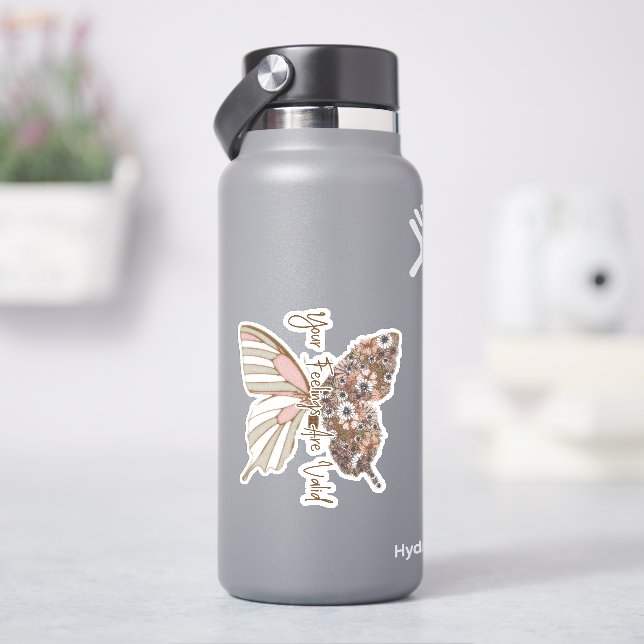 Ihre Gefühle sind gültig Aufkleber (HydroFlask)