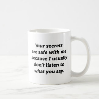 Ihre Geheimnisse Kaffeetasse