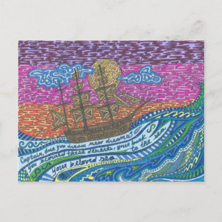 Ihre geliebte Sea PostCard Postkarte