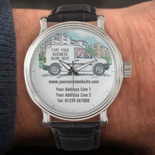 Ihre Geschäftsdaten auf einem Armbanduhr