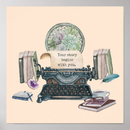 Ihre Geschichte beginnt mit Ihnen Poster