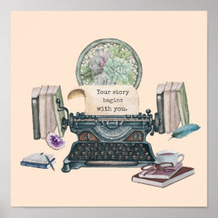 Ihre Geschichte beginnt mit Ihnen Poster