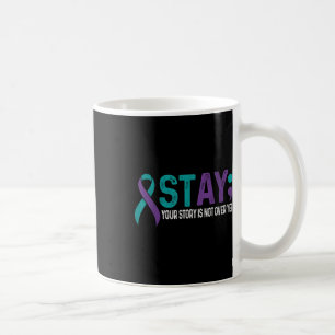 Ihre Geschichte ist noch nicht zu Ende bleibe und  Kaffeetasse