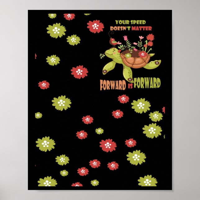 Ihre Geschwindigkeit geht nicht vorwärts ist vorwä Poster (Vorne)